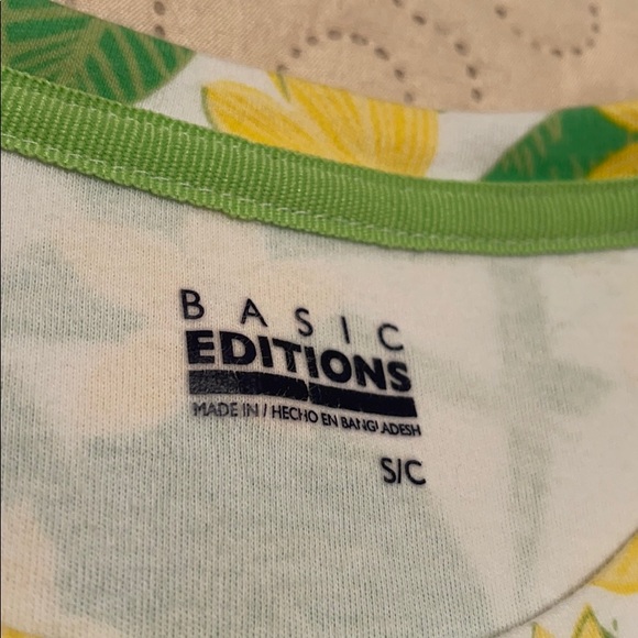 Basic Editions Size Large Spring Flowers T- Shirt - Picture 10 of 12